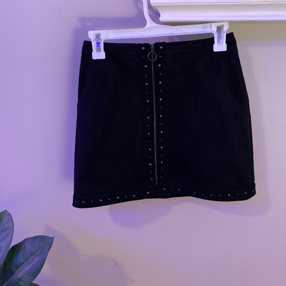 Black American Eagle Outfitters Velvet Skirt